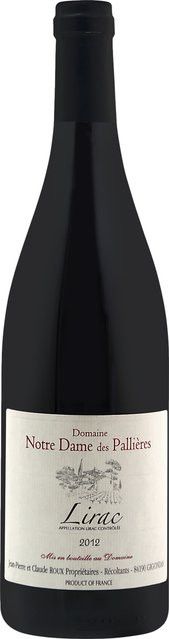 Notre Dame des Pallières Lirac Rotwein, Garnacha, 2024, trocken, Frankreich, 0,75 l - Bild 1