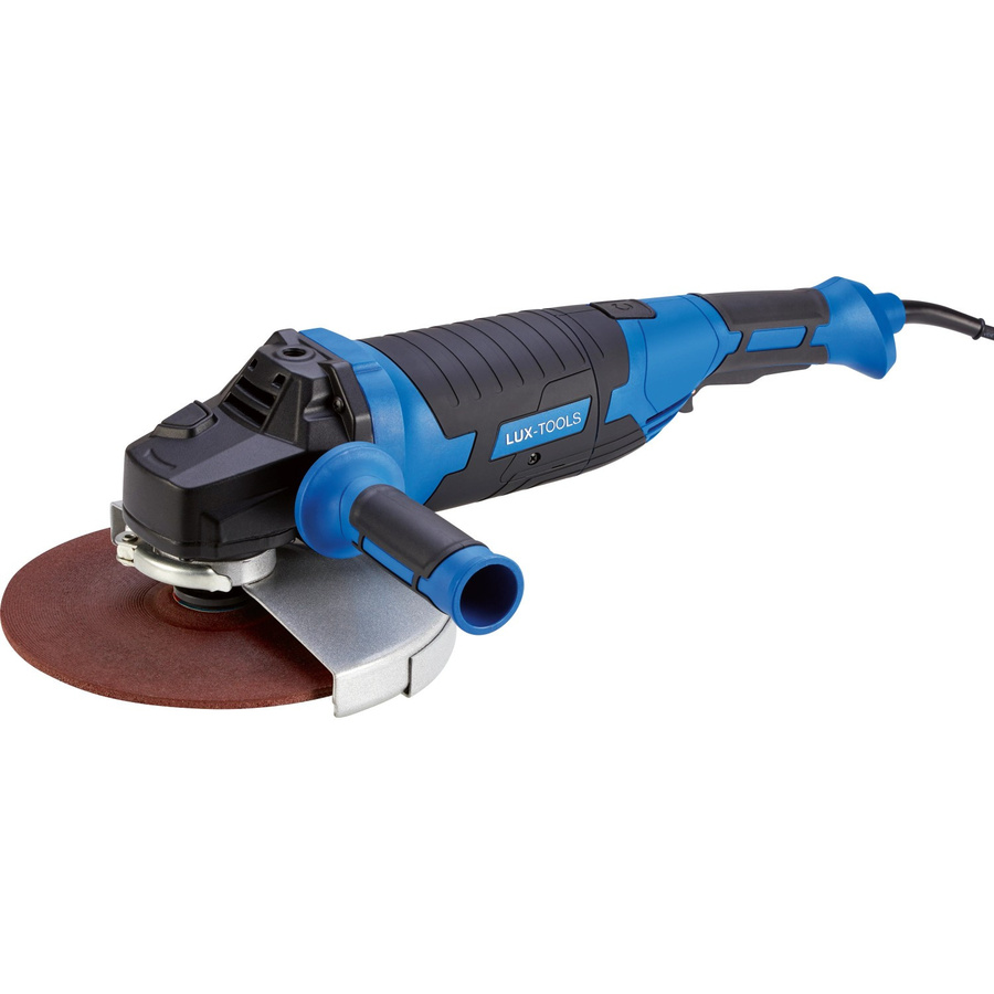 LUX-TOOLS Winkelschleifer E-WS-2000/230 in Blau-Schwarz mit 230 mm Scheibendurchmesser - Bild 2