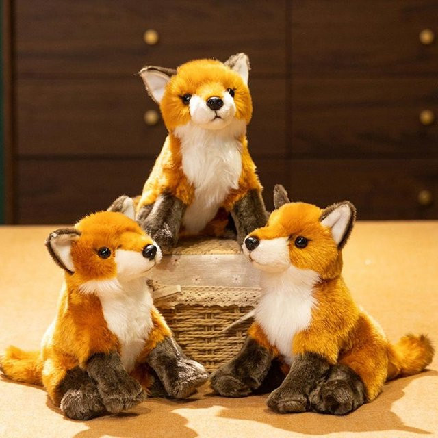 Brauner Fuchs Plüschtier, Stofftier, 25cm, ab 0 Jahren - Bild 1