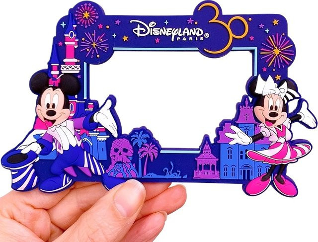 Disney Kühlschrankmagnete Mickey und Minnie Maus als dekorative Silikon-Aufkleber in Weiß und Multicolour - Bild 1