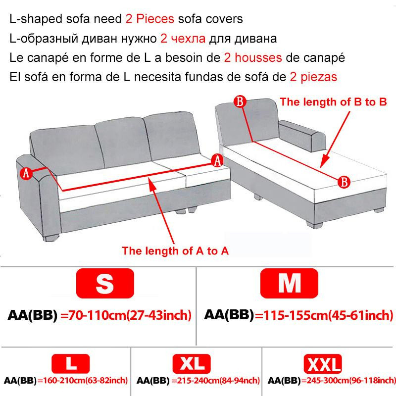 Wasserdichter Stretch-Jacquard-Sofabezug von Yiran Health & Beauty in Rosa, elastischer Schonbezug für dein Sofa, Breite: 70 cm bis 110 cm - Bild 1