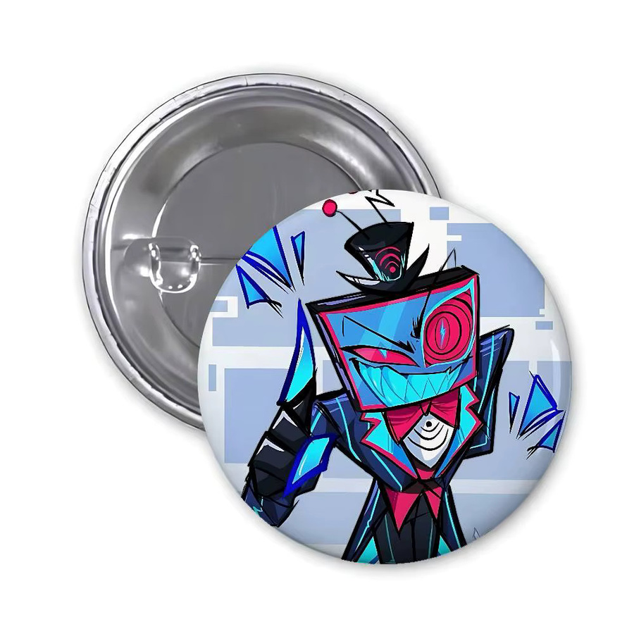 Anstecknadel Hazbin Vox H-HotelS Trust Us, Weißblech, Metall-Badge - Bild 7