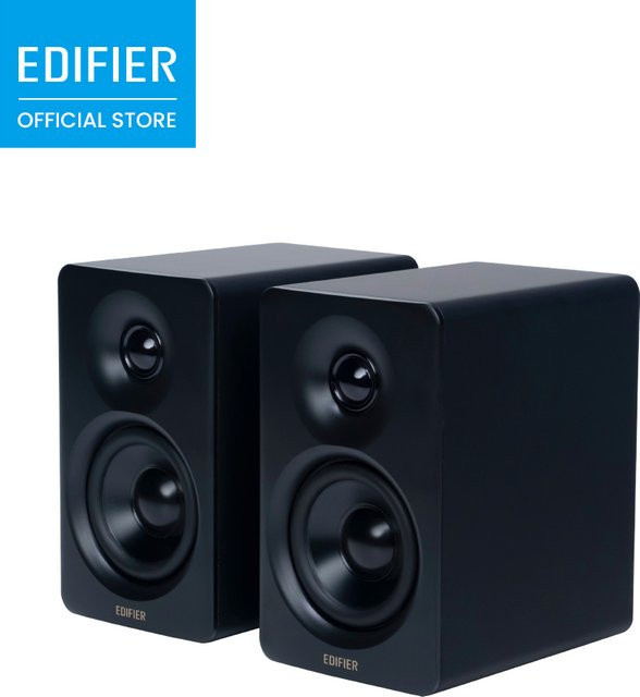 Edifier M60 Drahtlose Desktop 2.0 Multimedia Monitorlautsprecher in Schwarz mit 66W RMS, Bluetooth 5.3, Hi-Res Audio, LDAC, USB-C und AUX - Bild 1