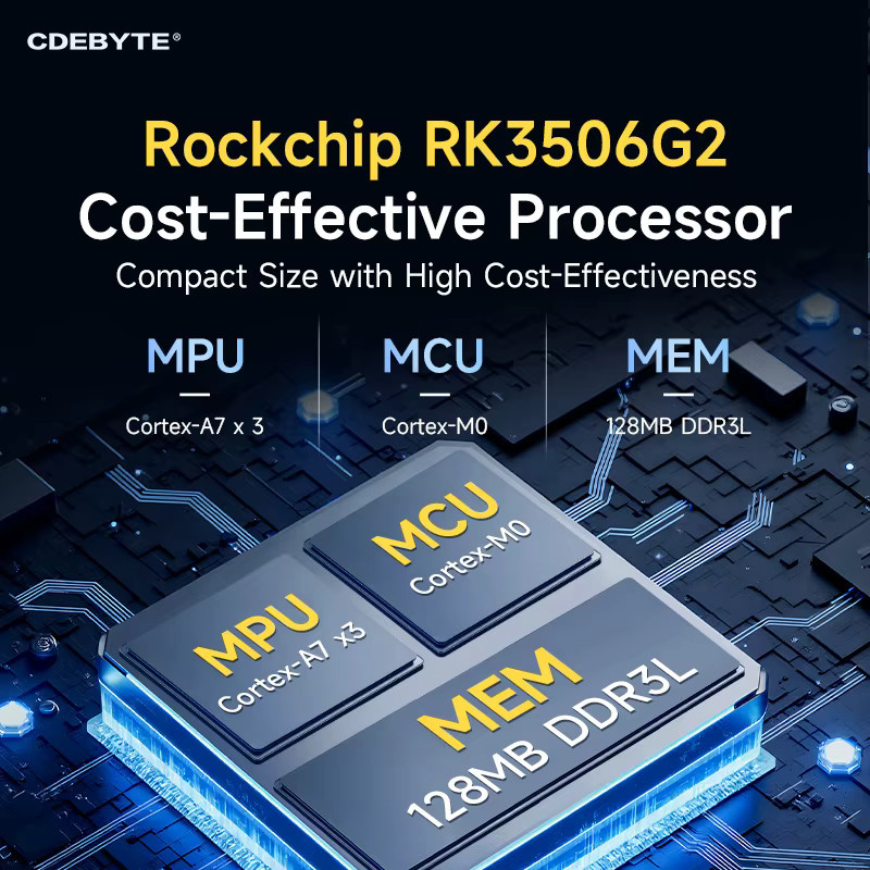 CDEBYTE ECB41 RK3506G Triple-Core A7 Embedded Core Board mit 256 MB RAM für ARM Linux und industrielle Anwendungen - Bild 3
