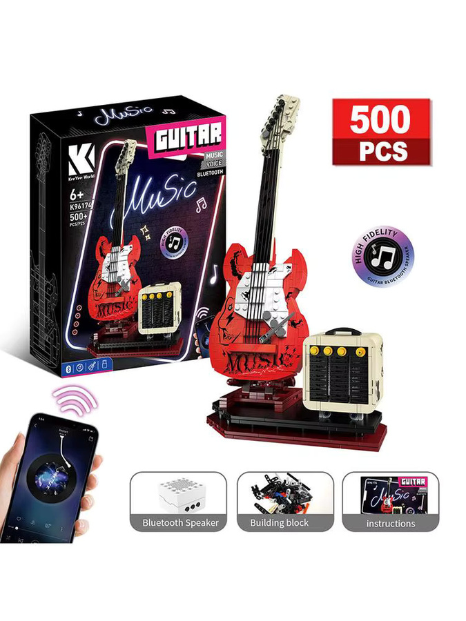 wishiot Künstler-Gitarren Bausteine, Bluetooth Audio, ab 6 Jahren - Bild 6