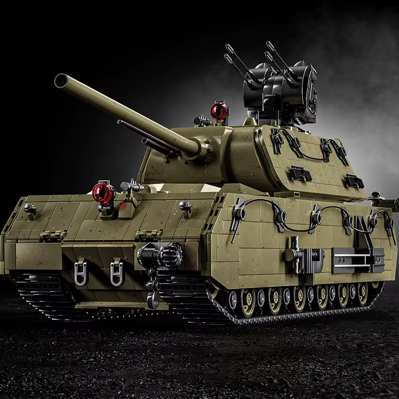 M MENBIS Panzer VIII Maus, Bausteine, 3339 Teile - Bild 2