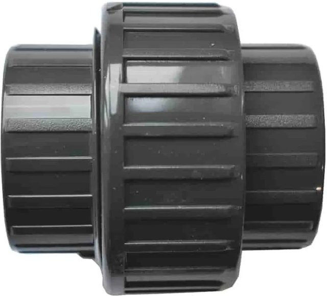 Cepex PVC-U Verschraubung Klebemuffe in Schwarz mit 20 mm x 1/2 Zoll - Bild 1