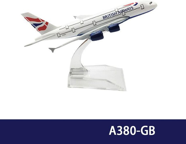 Linyi toy car A380 Fluggesellschaften, Spielfahrzeug, Metall, 1:500, ab 14 Jahren - Bild 1