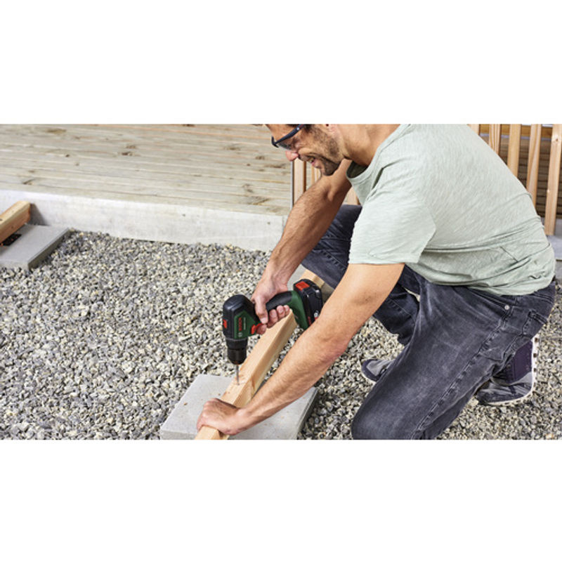 Bosch UniversalDrill 18V-60 Akku-Bohrschrauber in Grün/Schwarz mit 2 Akkus - Bild 3