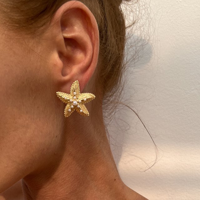 LATS Ohrringe, Gold, Perle, Damen - Bild 1