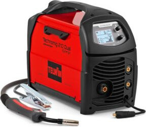 Telwin Technomig 210 DUAL SYNERGIC MIG-MAG Schweißgerät in Rot - Bild 1