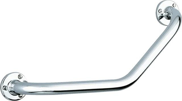 Delabie Winkelgriff ECO 135° aus Edelstahl, silber, hochglanzpoliert, B/T/H: 22 x 22 x 22 cm - Bild 1