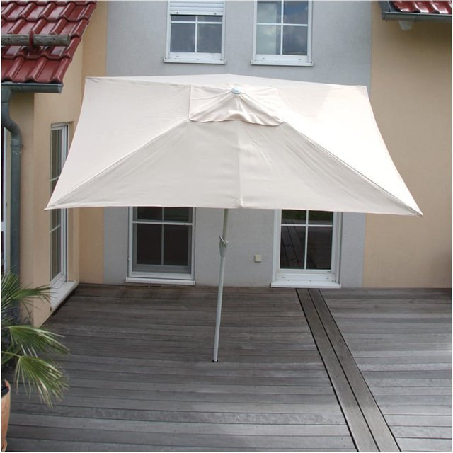 MCW Sonnenschirm Castellammare rechteckig, beige, B x T: 300 x 200 cm, neigbar - Bild 1
