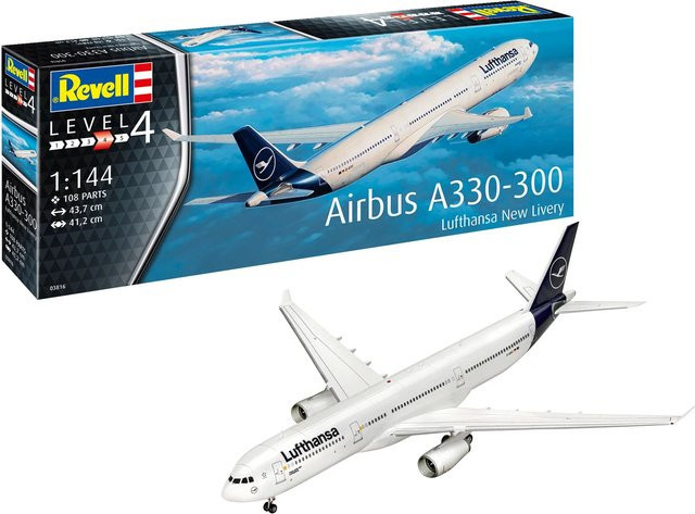 Revell Airbus A330-300 Lufthansa New Livery Flugmodell Bausatz, 1:144 - Bild 3