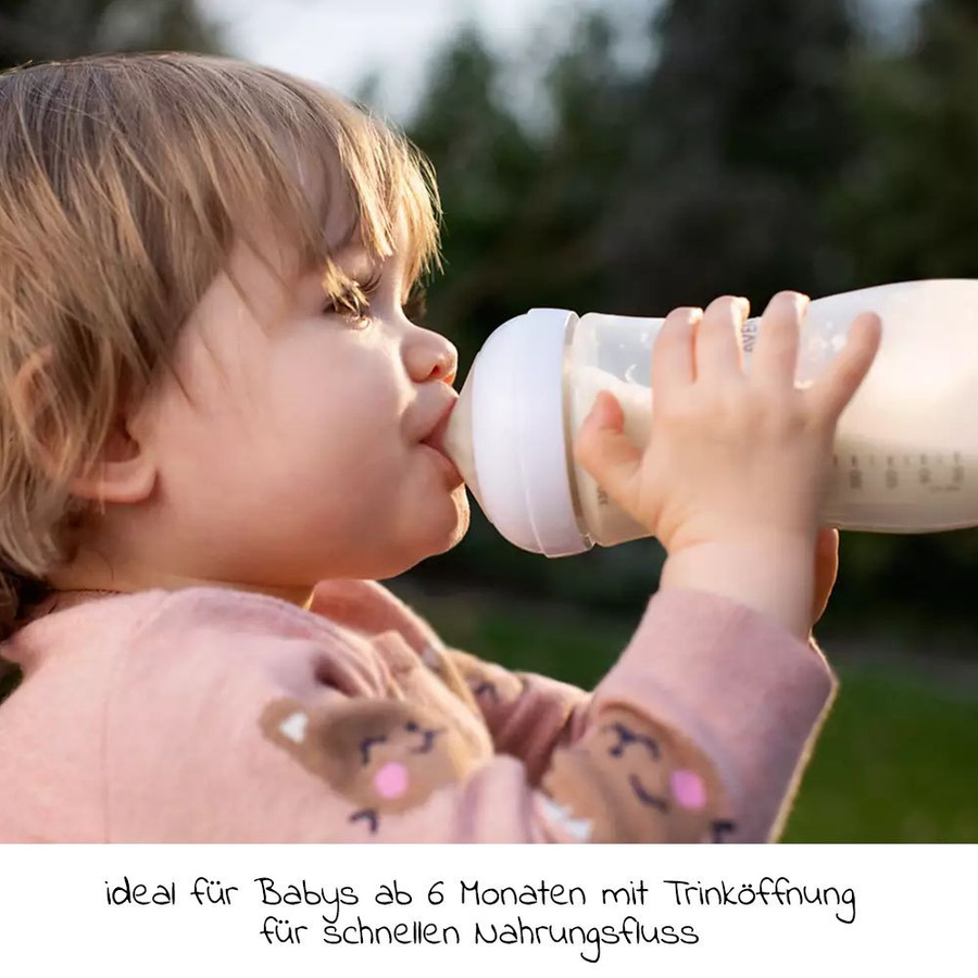 Philips Avent Natural Response Trinksauger 4er Pack aus Silikon, Saugerstufe 5, für 6M+ - Bild 2