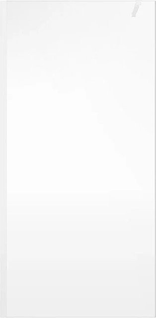 Vente-unique Duschwand Daren Walk-In aus Glas in Weiß, B: 120 cm, H: 200 cm, Frosted-Effekt - Bild 1