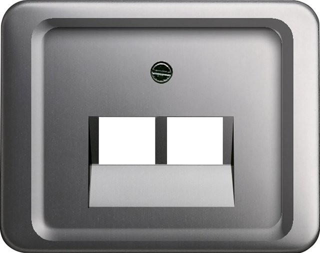 Busch-Jaeger UAE-Abdeckung Alpha Nea für Schalter in Platin/Silber - Bild 1