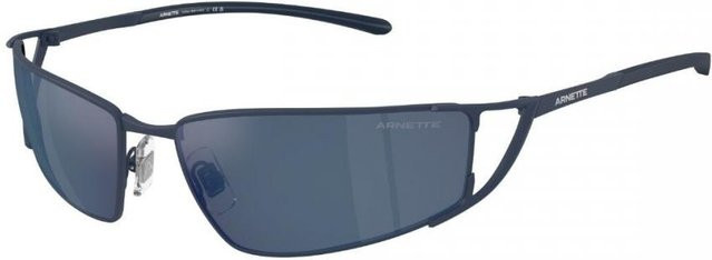 Arnette The Junction Sonnenbrille, Herren, Vollrand, rechteckig, Kunststoff, Matte Dark Blue/Grey - Bild 1