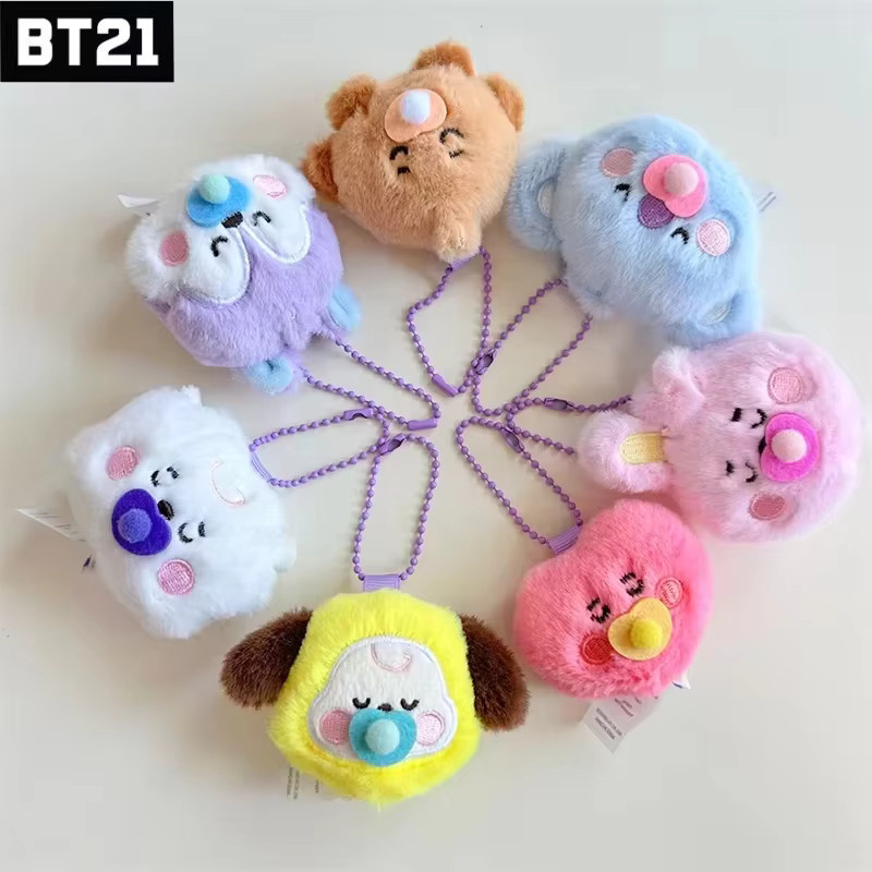 LINE FRIENDS BT21 Mini Plüsch-Schlüsselanhänger, Plüschpuppe - Bild 2