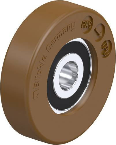 Blickle Führungsrolle FPU 30x8/6-6K in Braun mit 30mm Durchmesser und 15kg Tragfähigkeit - Bild 1