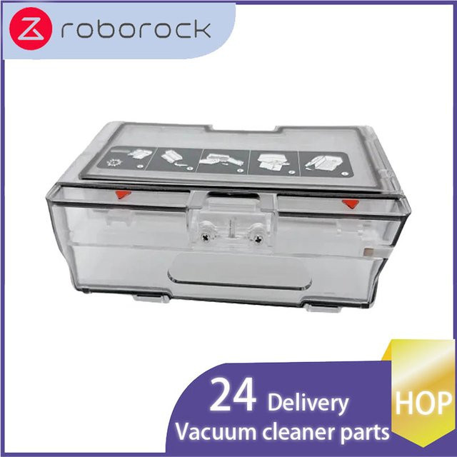Roborock S8 Original Staubbehälter Ersatzteil mit 400ml Kapazität in Grau und Transparent für Roboterstaubsauger Globale Version - Bild 1