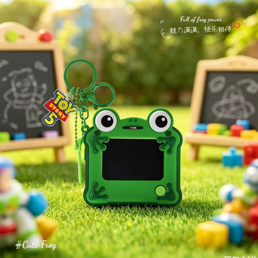 Disney Toy Story 5 Frosch-Lilypad LCD Mini-Zeichenbrett Schlüsselanhänger, löschbares Zeichenspielzeug - Bild 2