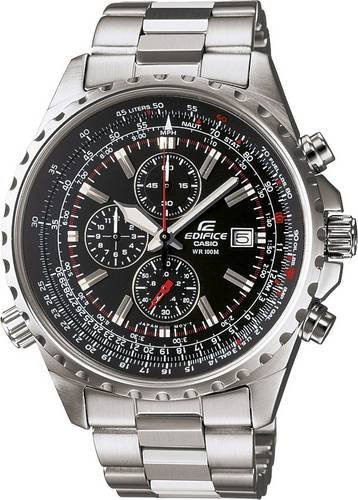 Casio Chronograph Armbanduhr, Edelstahl, Quarz, 45,5 mm, Herren - Bild 1
