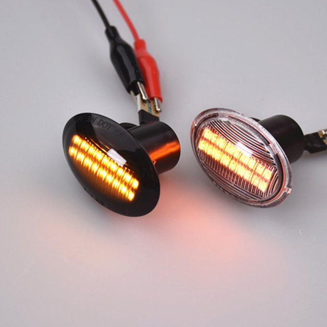 Malcayang LED-Seitenmarkierungsleuchte mit Blinkerfunktion für Fiat 500, Alfa 4C und Maserati Granturismo 2007 sowie GranCabrio 2010 - Bild 1