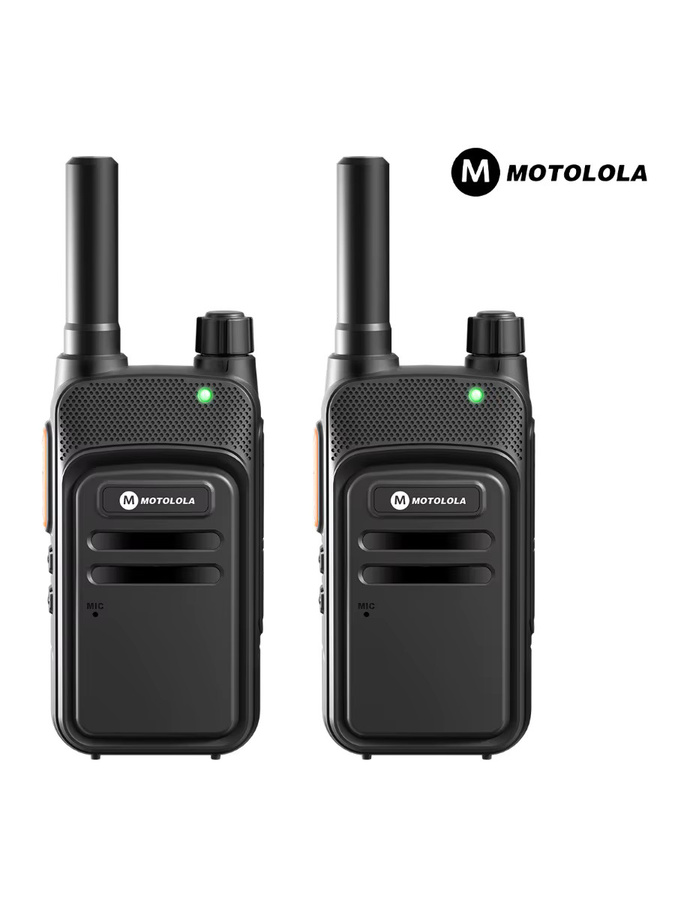 Motorola X7 UHF-Walkie-Talkie-Set in Schwarz, 400-470MHz, 16 Kanäle, Tragbares Zweiwege-Funkgerät für Langstrecken bis zu 10km - Bild 7