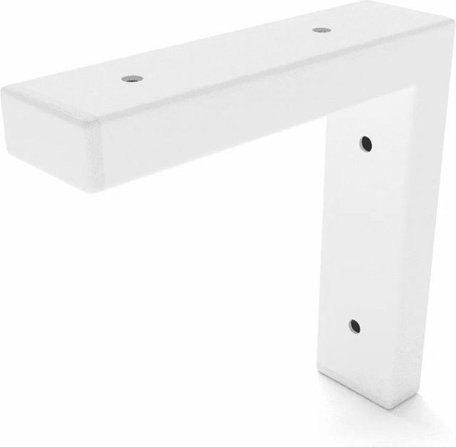 HEVVA Schwerlast Regalhalterung MAIN Wandmontage aus Metall in Weiß matt, Tiefe: 15 cm - Bild 1