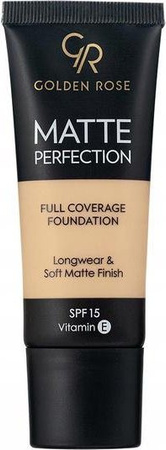 Golden Rose Matte Perfection Foundation, Mattierende Gesichtsfoundation, N2, 35 ml