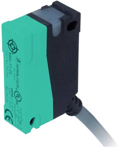 Pepperl+Fuchs Induktiver Sensor NBN8-F1-E0 184375 NPN in Grün - Bild 1