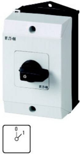 Eaton EIN-AUS-Schalter T0, 20 A, Aufbau, 1 Baueinheit, 2 Kontakte, 45°, rastend mit 0-Stellung, IP65 - Bild 1