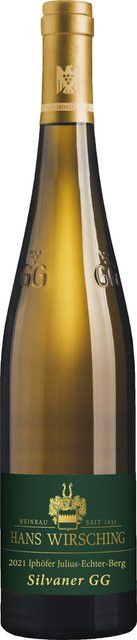 Hans Wirsching Silvaner GG Weißwein, 2021, Franken, trocken, 0,75 l - Bild 1