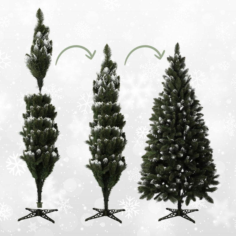 KADAX Künstlicher Weihnachtsbaum Diamond Pine Kiefer in Silber, Höhe: 180 cm - Bild 2
