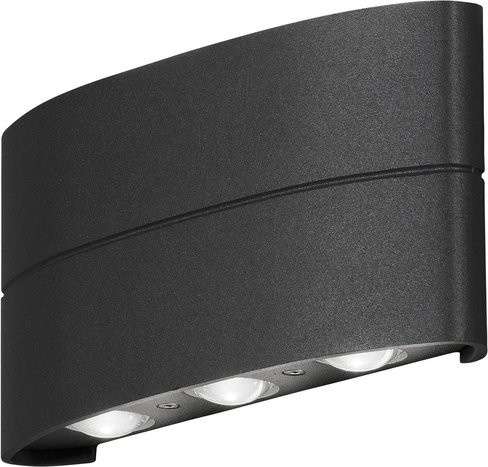 Konstsmide AL LED-Wandleuchte Modern in Anthrazit mit Up-Down-Lichtfunktion für den Garten - Bild 1
