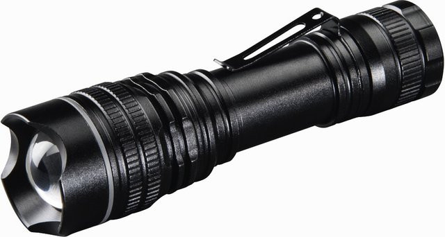 Hama LED-Taschenlampe Professional 1 in Schwarz mit 100 Lumen aus Aluminium - Bild 1