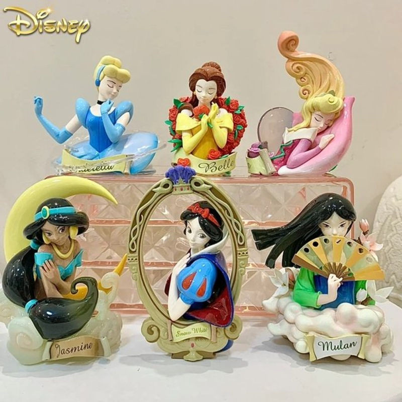 Disney Prinzessin Kunst Büste Serie von TAKARA TOMY als mehrfarbige Anime Actionfigur aus Kunstharz zur Dekoration - Bild 1