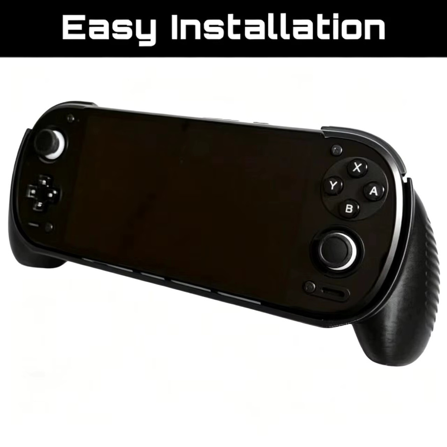 Retroid Pocket 6 Grip ergonomischer 3D-gedruckter Haltegriff in Schwarz für die Retroid Pocket 6 Spielekonsole - Bild 2