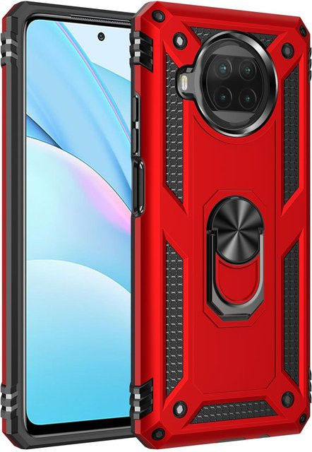 Stoßfeste Handyhülle mit Ringhalter für Xiaomi Mi 10T Lite 5G - Bild 1