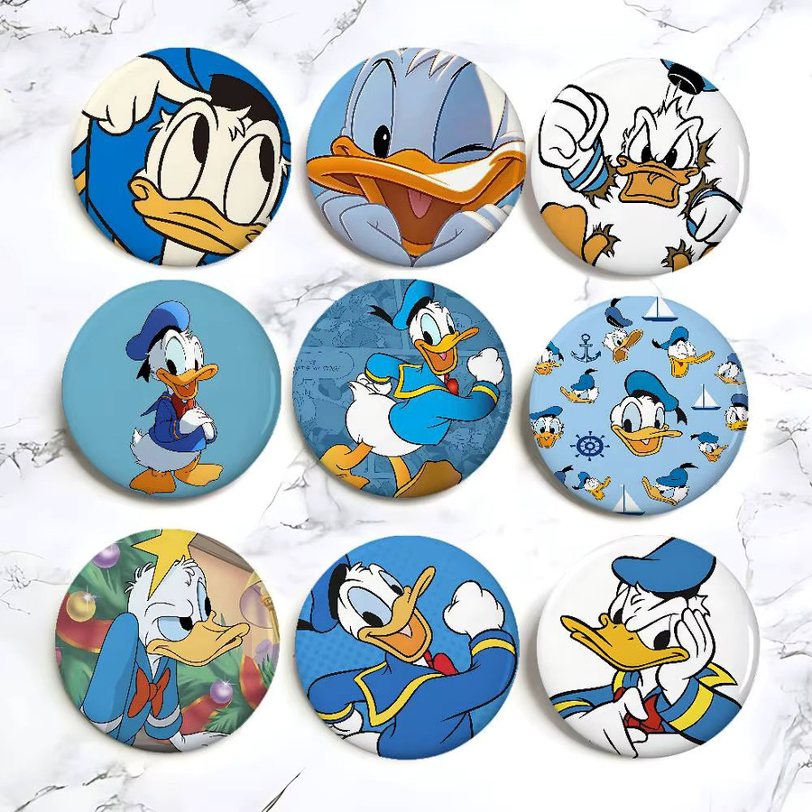 52TOYS Anstecknadeln D-Donald-D-Ducks, Metall, Unisex - Bild 3