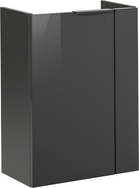 Fackelmann Waschbeckenunterschrank SBC für Badezimmer und Gäste-WC, Anthrazit, B/H/T: 44 x 60 x 24,3 cm - Bild 1