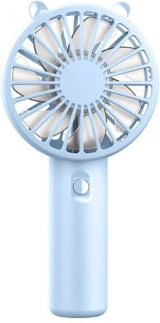 Amusedly Mini-Handventilator mit 3 Geschwindigkeitsstufen, USB-wiederaufladbar, Blau - Bild 1