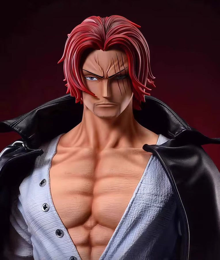 Bandai One Piece Red Hair Shanks Actionfiguren, 70 cm, Kunststoff - Bild 3