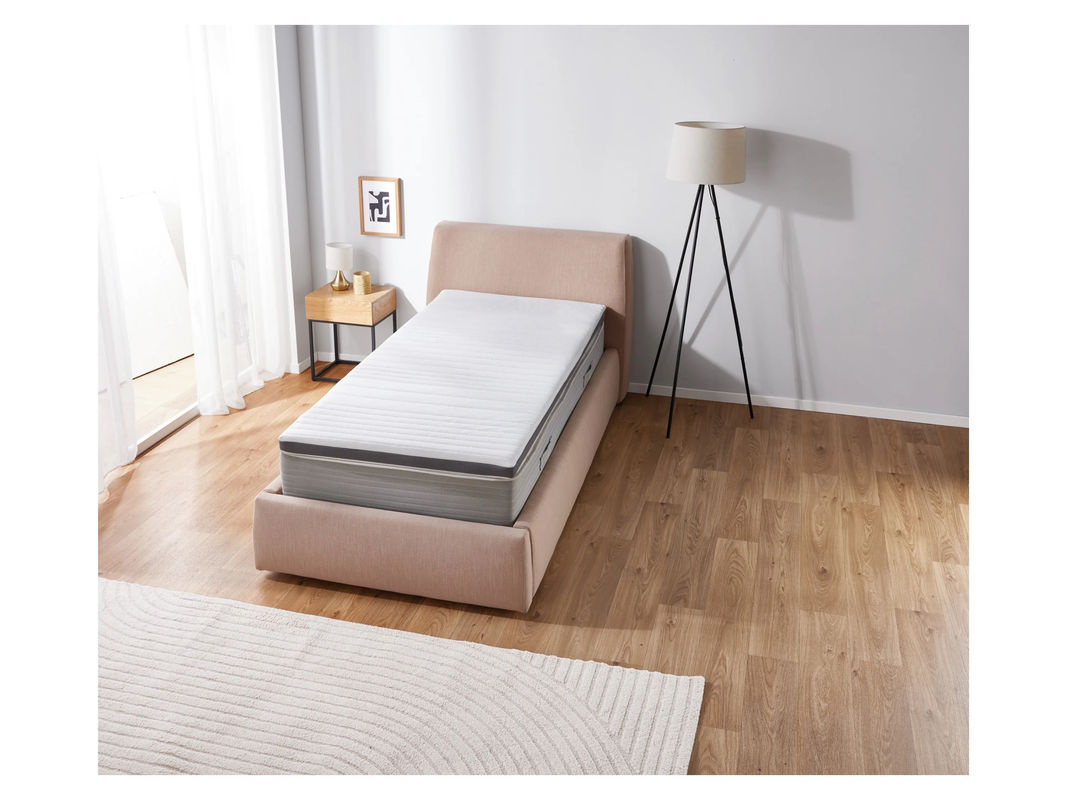 LIVARNO HOME Matratzentopper mit zwei Liegeseiten, Farbe: Weiß, B/T: 200 x 90 cm - Bild 3