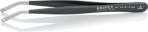 Knipex ESD Positionierpinzette Glatt Schwarz 120 mm - Bild 1