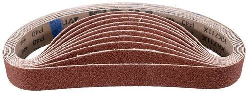 PFERD Korund Schleifband-Set BA 40/760A, Körnung 40, braun, 10 Stück, L x B: 760 x 40 mm - Bild 1