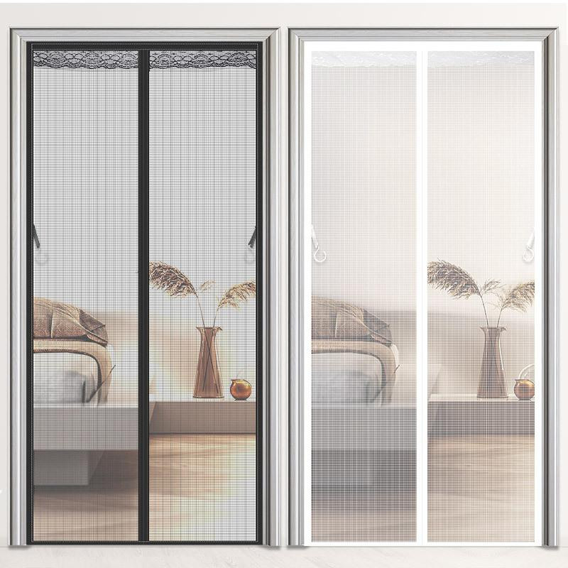 Sufdarj Home Textiles Magnetisches Moskitonetz als Fliegengitter Türvorhang mit automatischem Verschluss, B: 100 cm, H: 210 cm - Bild 3