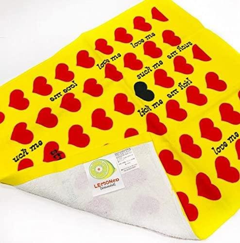 X JAPAN hide Offizielles LEMONeD Handtuch mit gelbem Herz von Sliema Japan Products - Bild 1