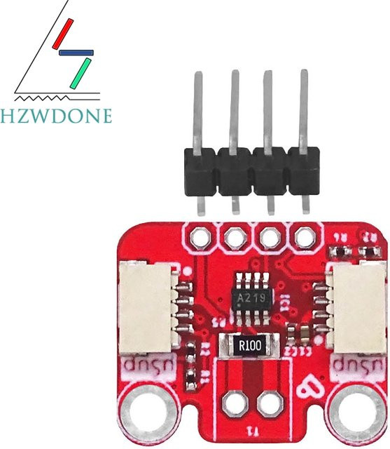 HZWDONE INA219 Bidirektionales Gleichstrom-Stromversorgungssensor-Breakout-Modul für DIY-Projekte, I2C-Schnittstelle, Farbe: Rot - Bild 1